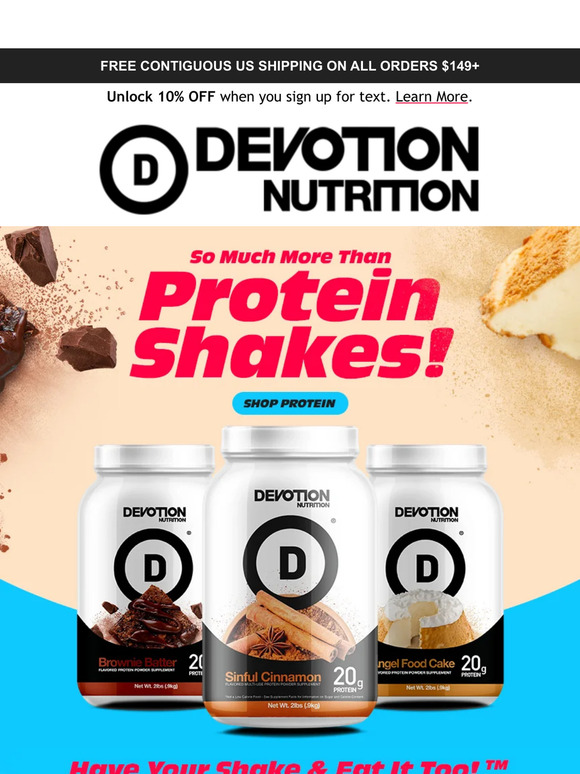 Devotion Nutrition See what you can do with Devotion Protein! 🤩 Milled
