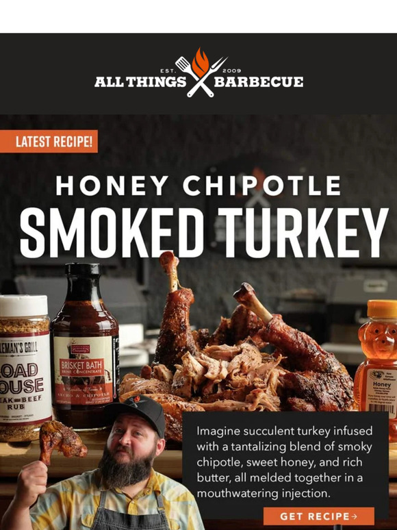 All Things Barbecue Butterinjected. ‘Nuff said. Milled