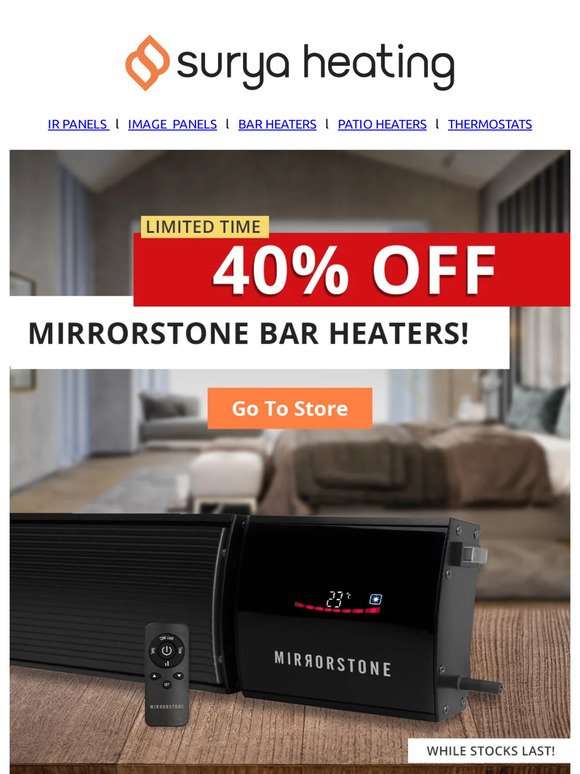 How does 40% off sound?