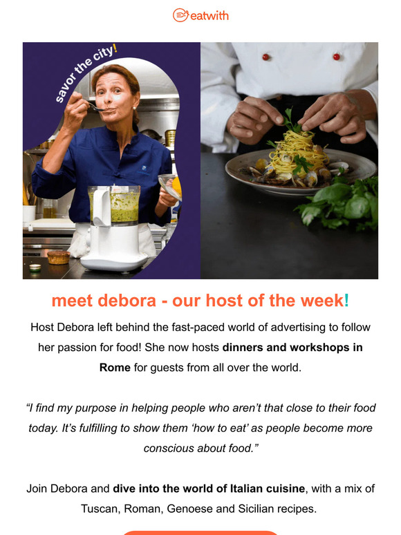 Meet Debora - our host of the week 🌟