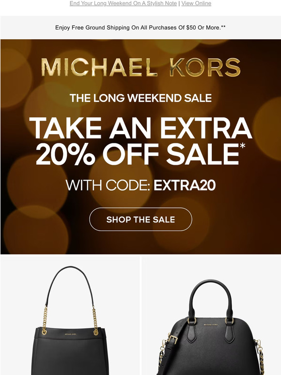 Michael Kors Bags Sale Extra 25% Off