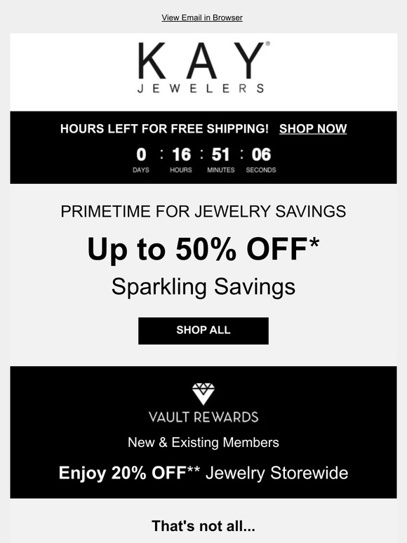 Primetime Jewelry Savings end today!