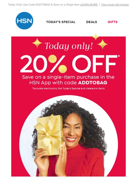 HSN You Have a Present 💝 20 Off in the HSN App Milled