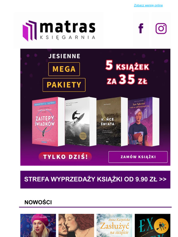 Tylko dzisiaj📅 5 książek za 35 zł!