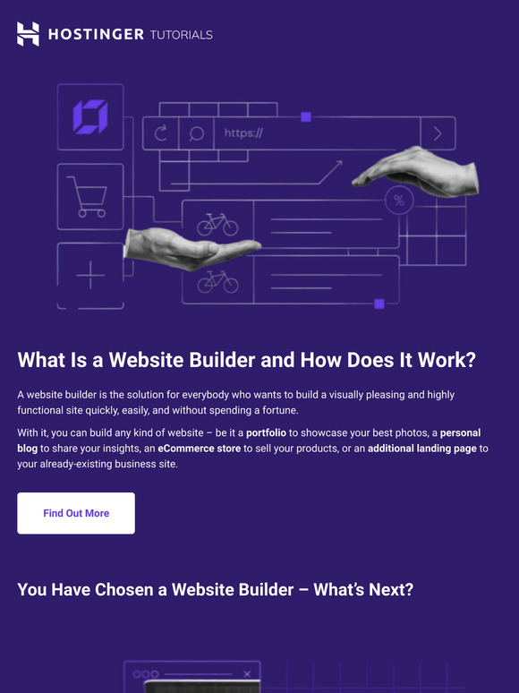All you need is a good website builder