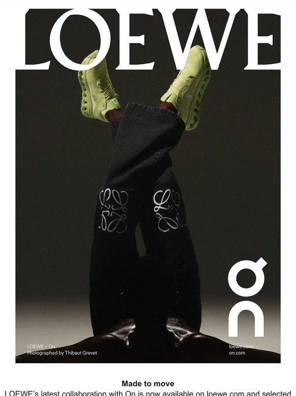 Loewe: LOEWE x On is here | Milled