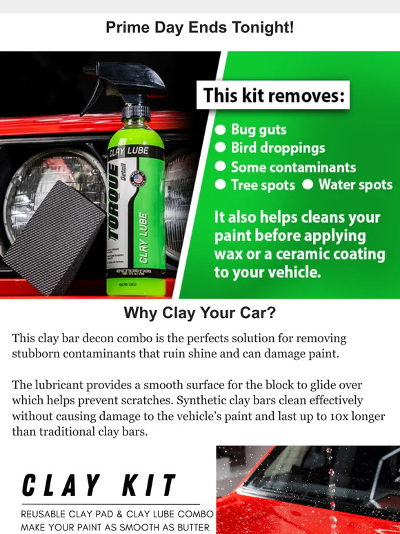 Torque Detail Easily Remove Embedded Grime to Restore Shine Milled