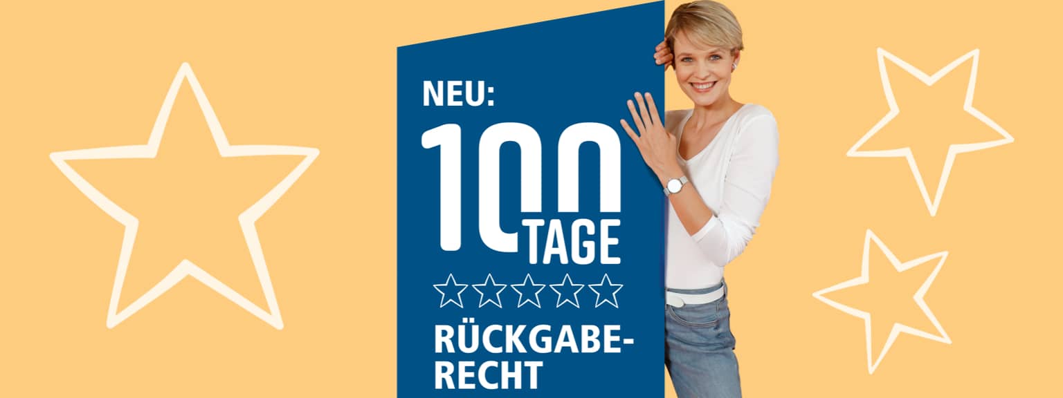 100 Tage Rückgaberecht