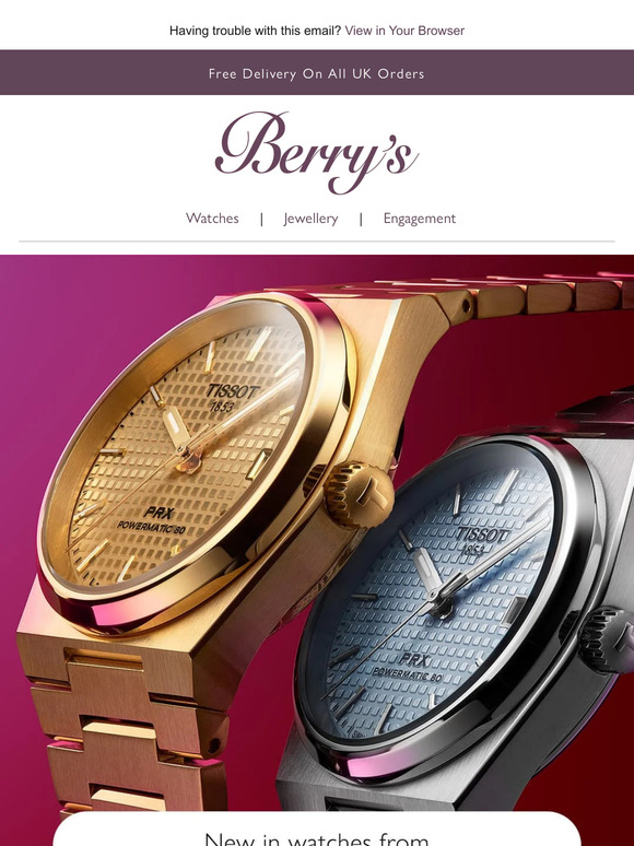 Hublot Watches at Berry's - Authorised Hublot Watch Retailer