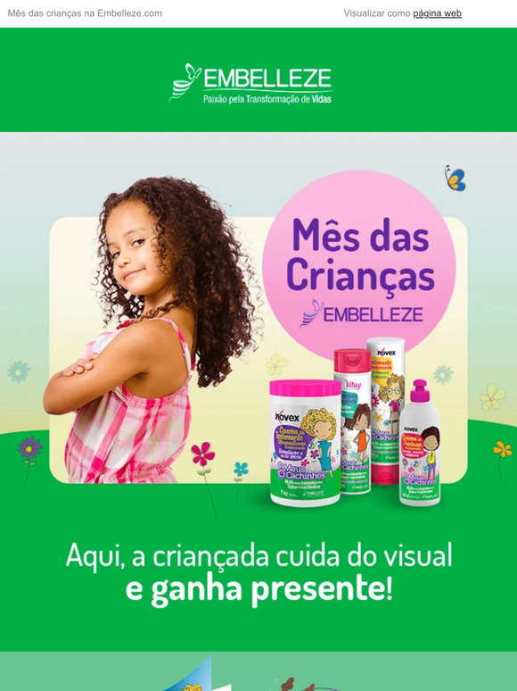 Aqui, a criançada cuida do visual e ganha presente!