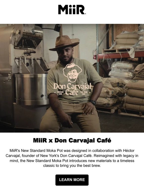MiiR x Don Carvajal Café