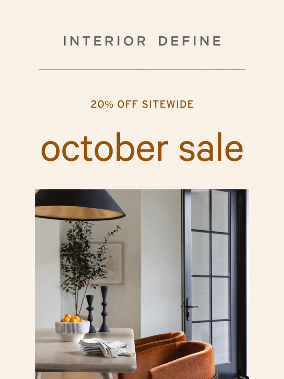 Trick or *Treating* you to 20% off 👻
