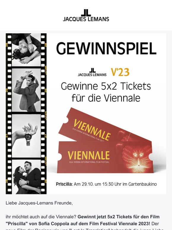 Gewinnspiel Jacques Lemans x Viennale 2023!