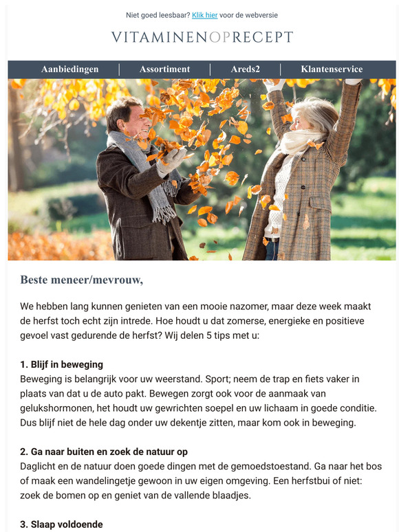 5 tips voor een gezond en energiek najaar