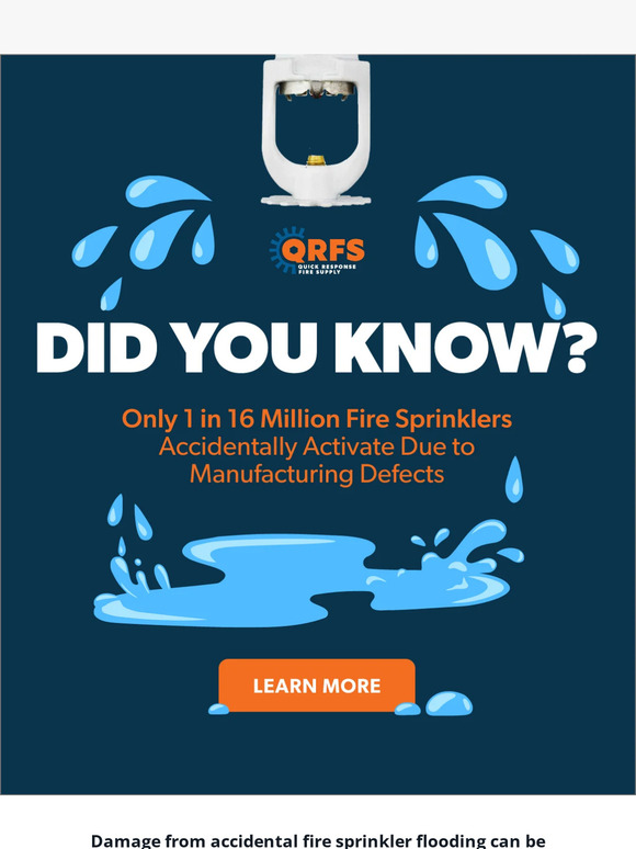 Quick Response Fire Supply Fire Sprinkler Discharges To Watch For Milled 7220