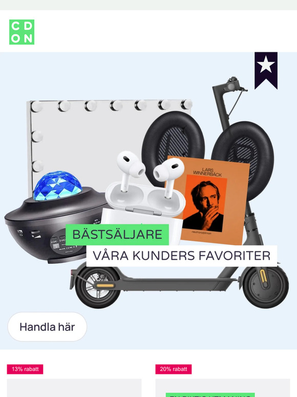 Favoriter från 55 kr ⭐