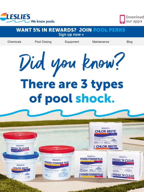 Leslie's Pool Supply ⚡️ Our [SHOCK] is in stock! But which one is best