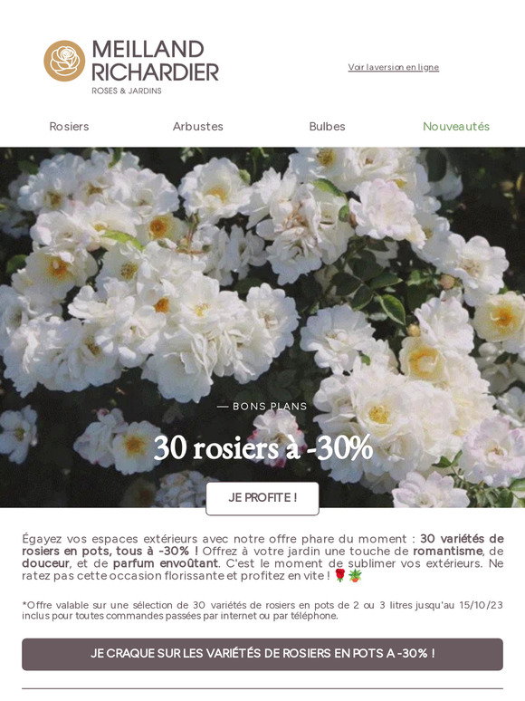 Code Promo Meilland Richardiernull