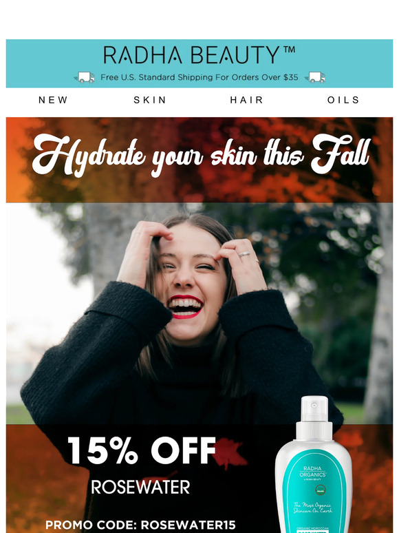 Keep your skin beautiful with 15% off