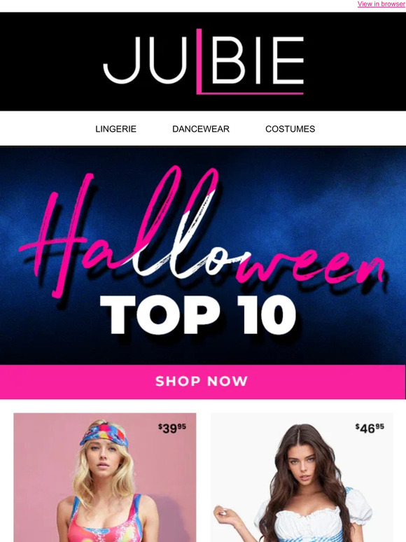 Julbie, LLC Top 10 Halloween Costumes for 2023 🎃👻 Milled