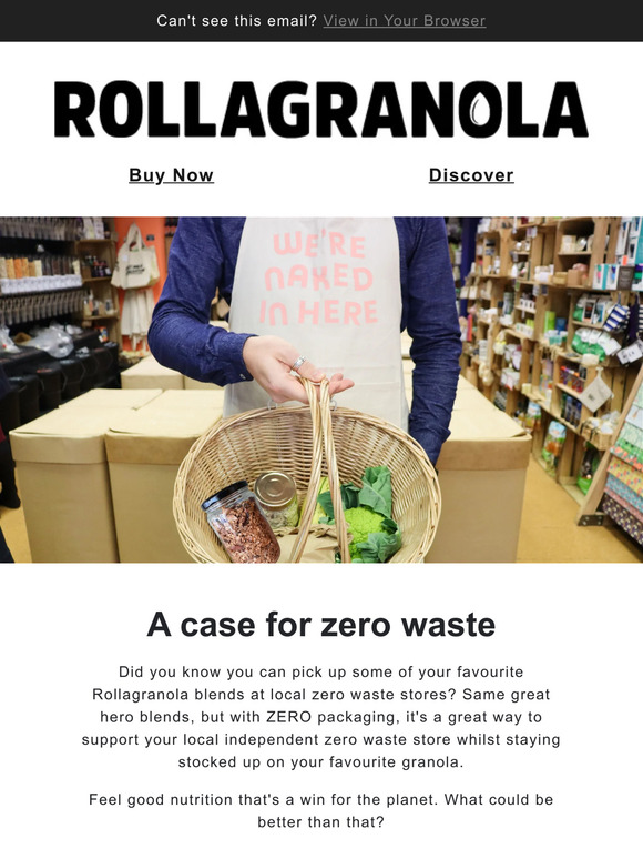 Great taste. ZERO Waste