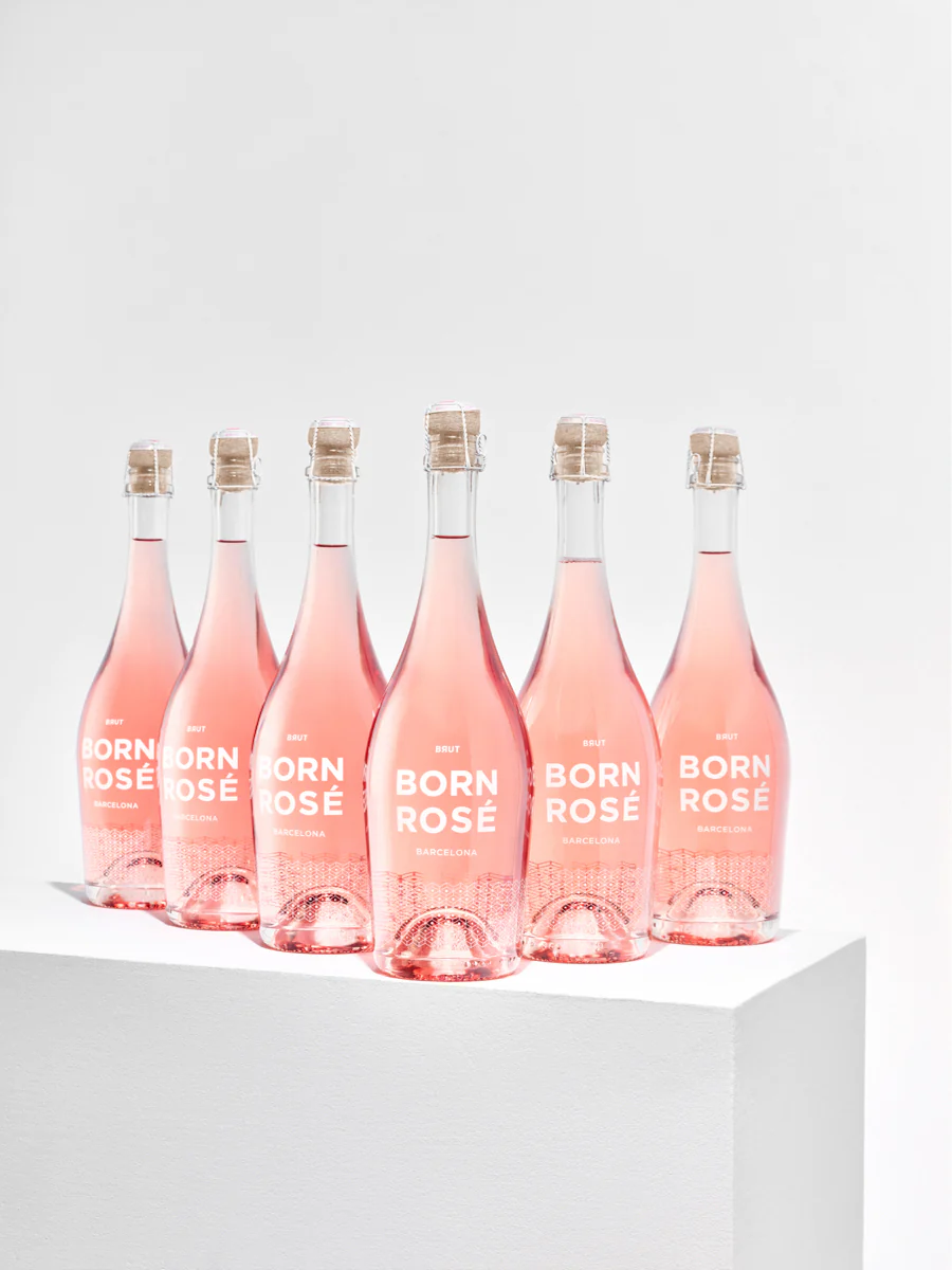 Image of 6 bottles of BORN ROSÉ BRUT Organic