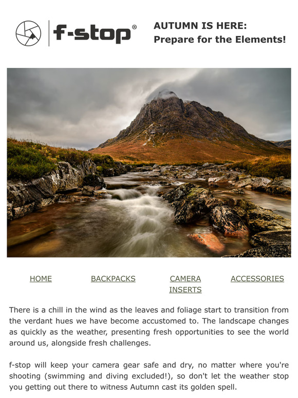 Autumn Is Here! Prepare for the Elements...