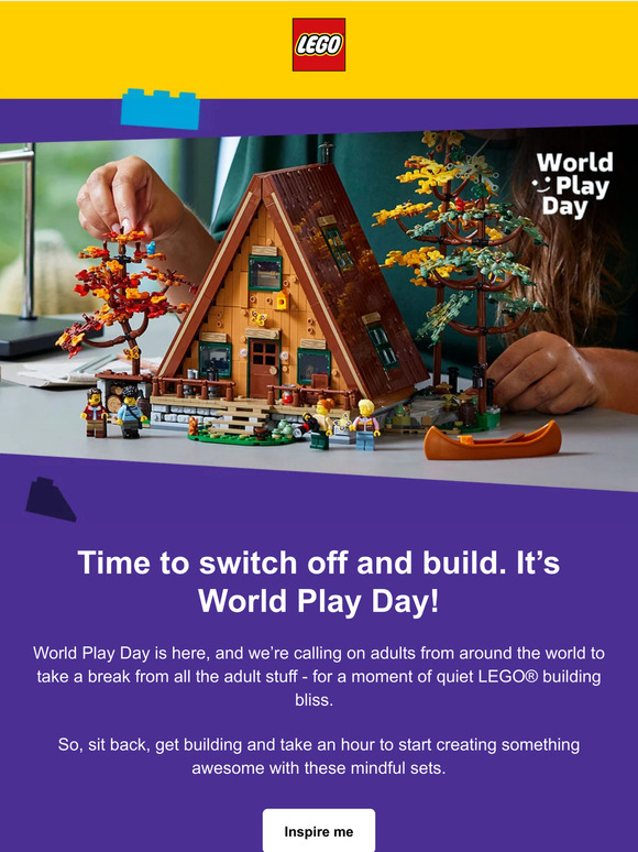 Lego Store Coupon Record Calling all grownups, it’s World Play Day