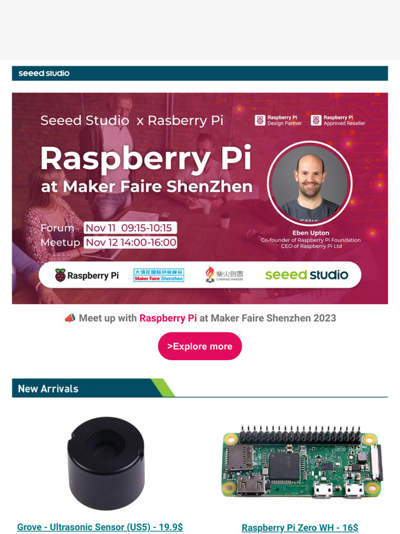 Seeed Studio: 📣Raspberry Pi attends Maker Faire SZ 2023! 🎶💿 Using LVGL ...