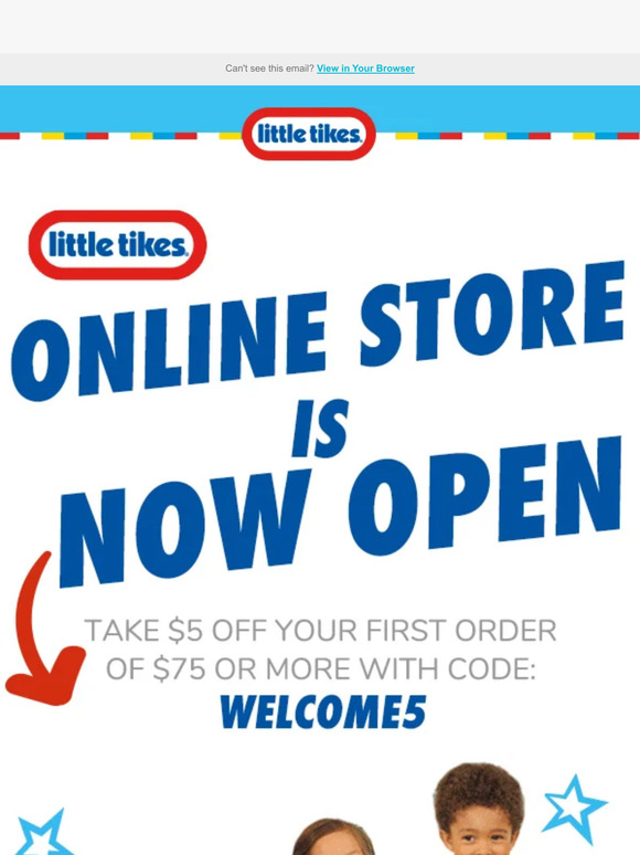 Little Tikes Exciting News Shop Now on Little Milled