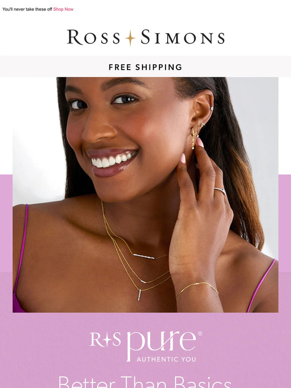 RossSimons RS Pure basics a fresh take on classics Milled