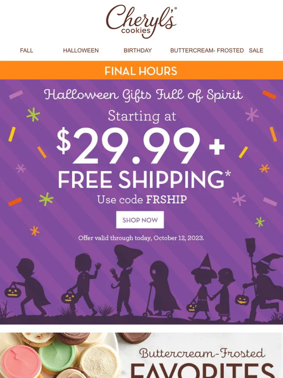 Harry & David Final hours 🦇 Spooky gifts for only 29.99 plus free