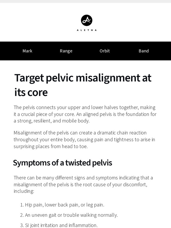 Aletha Health 8 symptoms of a twisted pelvis (and how to fix them
