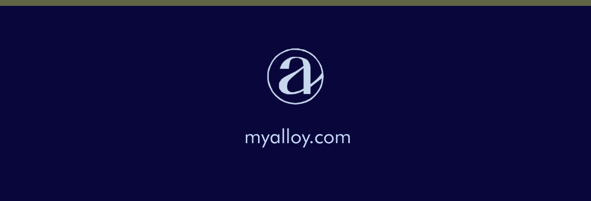 Alloy logo white