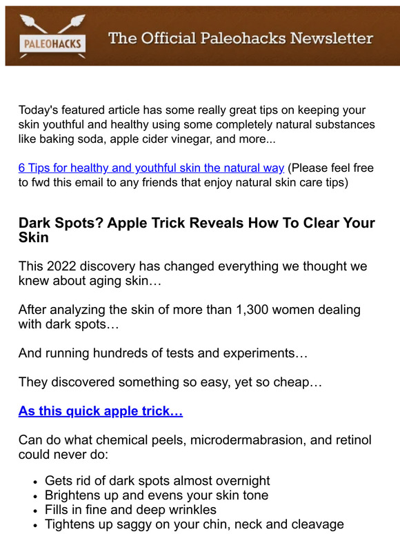 PaleoPlan Apple cider vinegar and baking soda for your face Milled