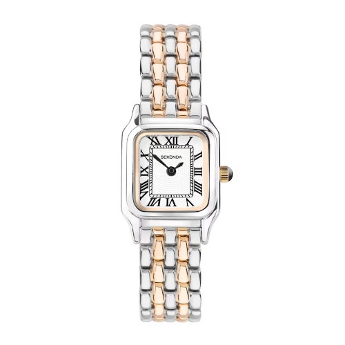 Sekonda Monica Ladies' White Dial Two Tone Bracelet Watch