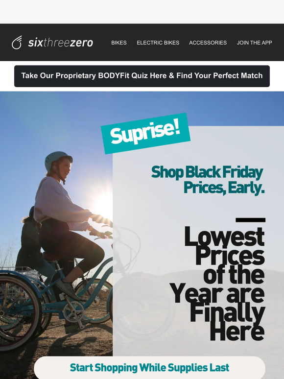 Black Friday Prices Have Landed!