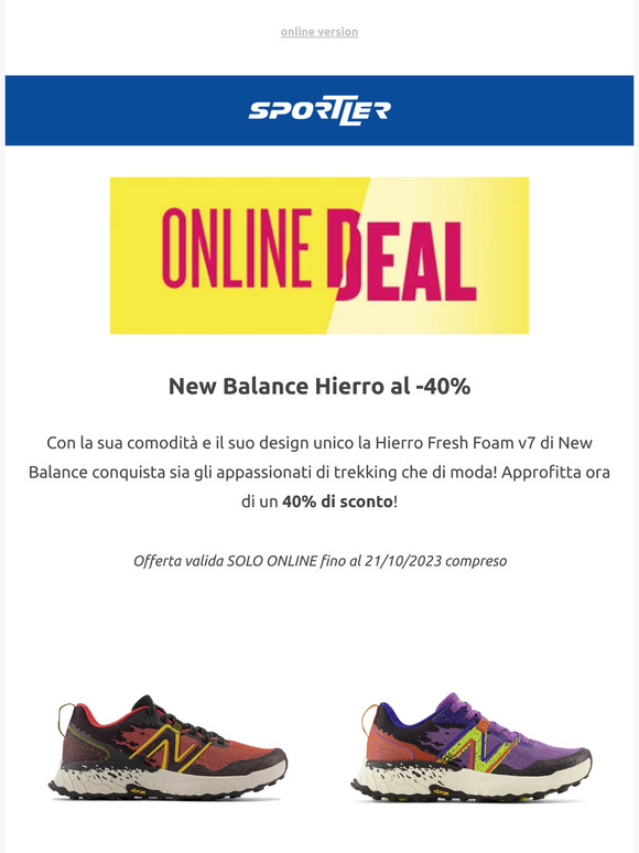 New Balance Hierro al -40%