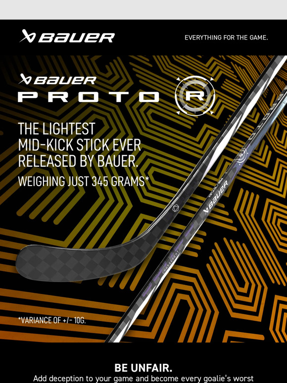 Bauer Hockey Introducing the BAUER PROTOR Stick Milled
