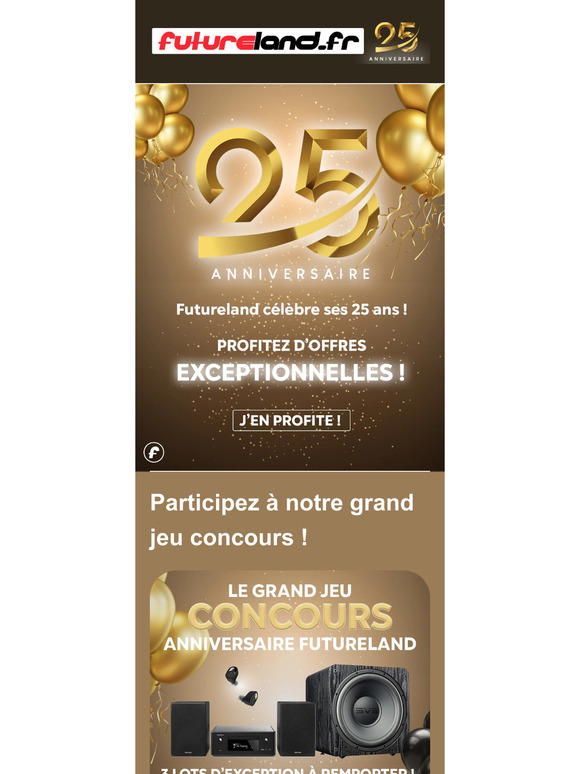 Les 25 ans Futureland 🎂 De nombreuses surprises à découvrir !