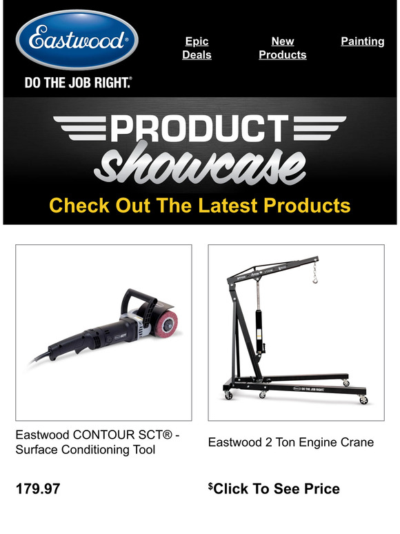 The Eastwood Company 🧰 Check Out Eastwood's Hot Products Milled