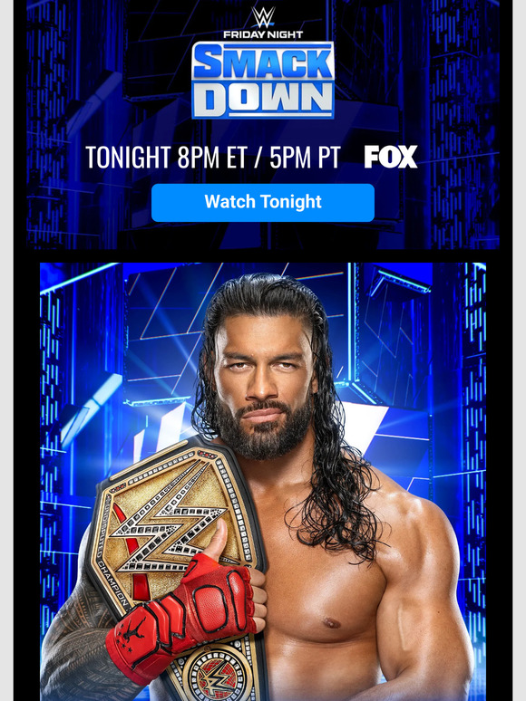 WWE Shop TONIGHT, It's a StarStudded SmackDown Season Premiere