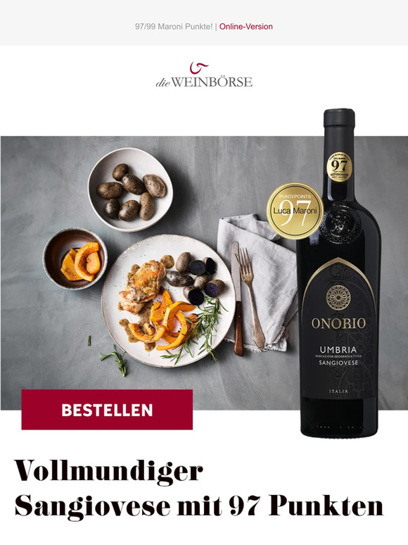 Vollmundiger Sangiovese der samtigen Klasse