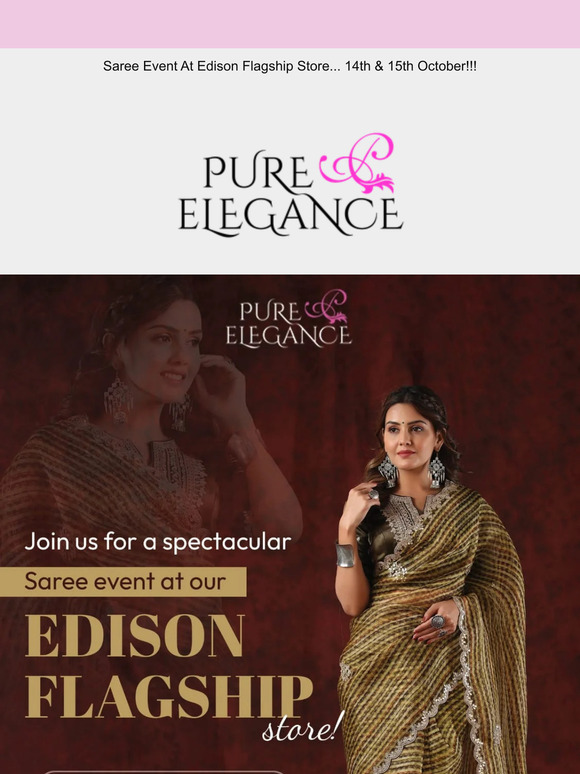 Hello there, Saree Event At Edison Flagship Store