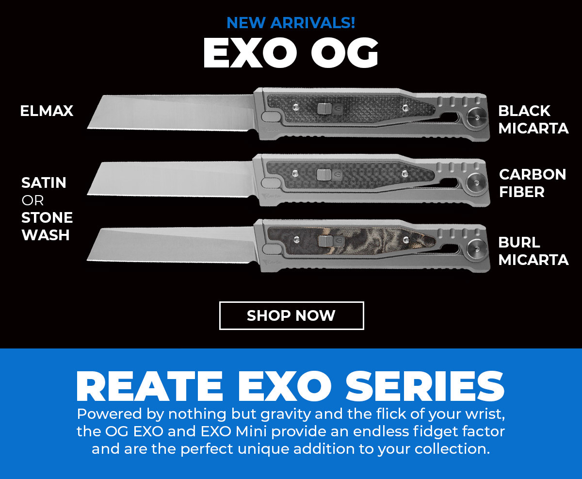 Blade HQ Source Mini & OG EXOs from Reate now available! Milled