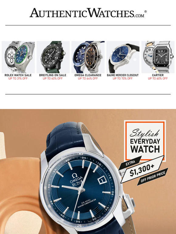 Tag Heuer Watches  Up to 75% off during our Fall Sale!