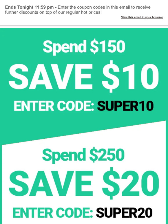 Australian Vitamins Super Saturday Coupons! Take 10 or 20 OFF Your