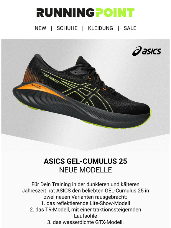 ASICS Gel-Cumulus 25: Neue Modelle