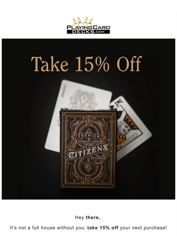 15% off just for you!🎉
