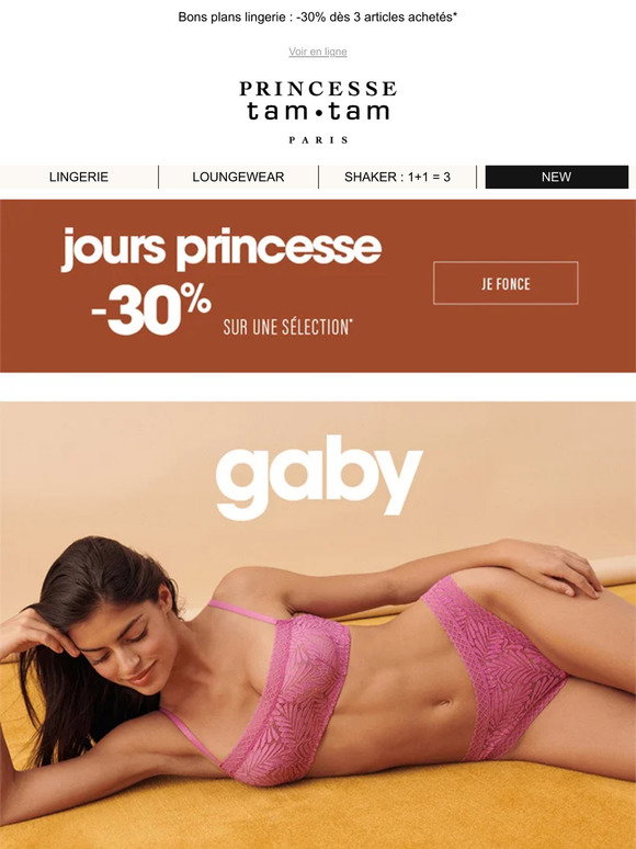 Soutien-gorge Triangle Princesse Tam Tam Fantomette - Bleu Marine - Neuf